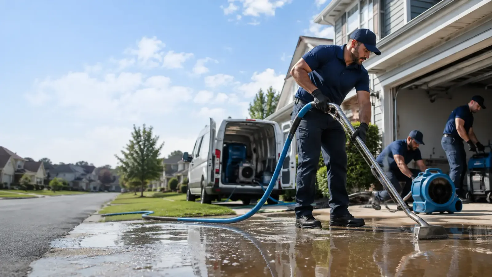 Flood Damage Restoration in De Graff, OH